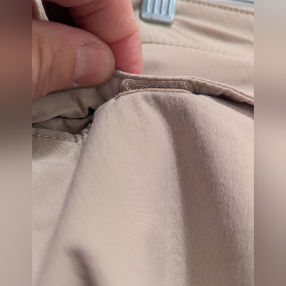Eddie Bauer Cream Tan Travex Skort Size 16 Travel Comfort GUC - Picture 7 of 14